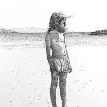 Standing by the sea. Un progetto di Illustrazione tradizionale di Pablo Jurado Ruiz - 09.03.2014