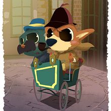 Sherlock Holmes. Een project van Animatie, Film, video en televisie, Ontwerp van personages, Redactioneel ontwerp y Traditionele illustratie van David Pavón Benítez - 09.03.2014