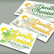 Concurso logotipo alojamiento turístico Costa Rica: "Dorothy Mansion". Graphic Design project by Elena Doménech - 03.09.2014