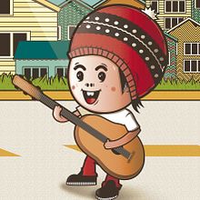 Pasacalles. Character Design, Graphic Design, and Traditional illustration project by Domingo Hernández Vaquero - 03.09.2014