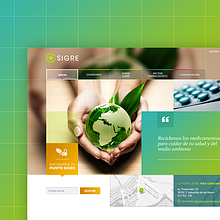SIGRE Website. Web Development, Web Design, and UX / UI project by Jimena Catalina Gayo - 02.28.2014