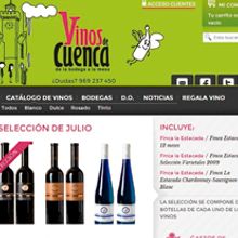 TIENDA ONLINE VINOS DE CUENCA. Web Development project by Javier Patiño - 03.09.2014