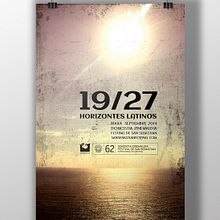 Carteles Horizontes latinos. Design gráfico projeto de Patricia PHP - 10.03.2014