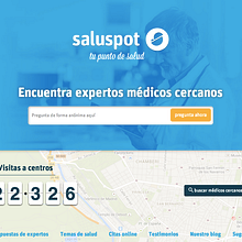 Saluspot. Un progetto di Br, ing, Br, identit, Programmazione, Web development, Design dell’informazione, Product design, Design interattivo, Web design, Informatica, Marketing, Multimedia, Pubblicità e UX / UI di Fernando Morales Roselló - 10.03.2014