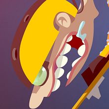Downhill Longboard. Animation, Character Design, and Traditional illustration project by Juan Carlos Cruz - 03.11.2014