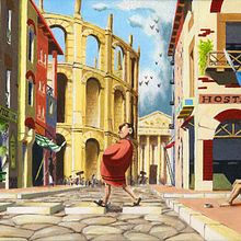 Avenida romana. Un projet de Illustration traditionnelle de Mario Rodríguez Sarria - 12.03.2014