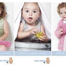 Campaña crezco y cambio contigo Baby Fresh. Animation, Art Direction, Photograph, and Advertising project by Natalia Arias - 03.15.2014