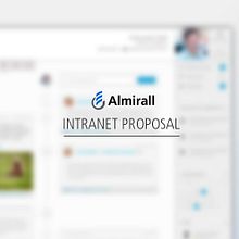 Propuesta de Intranet para Almirall. Un proyecto de Diseño Web y UX / UI de Leo Tabares de Nava - 16.03.2014