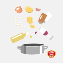 Receta para Estrella Damm. Traditional illustration, and Advertising project by Laura Carreira Vidal - 03.16.2014