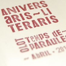 Olot, temps de paraules. Un proyecto de Diseño editorial y Diseño gráfico de TINTA DE CALAMAR - 17.03.2014