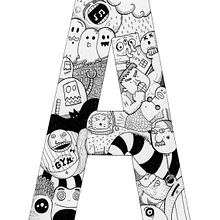 Abecedari. Un proyecto de Ilustración tradicional de Didac Rocho - 17.03.2014