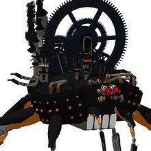 Grey Spider. Un proyecto de 3D, Diseño de juegos y Diseño de juguetes de Roberto Arróniz Velázquez - 18.03.2014
