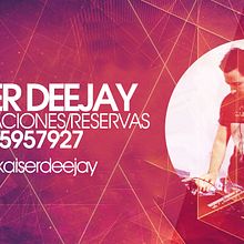 Publicidad DJ. Advertising project by Patricia Vilches - 03.18.2014