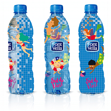 Fontvella Sed de vivir. Traditional illustration, Packaging, and Advertising project by yolanda_88 - 03.18.2014