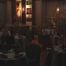 3D Restaurant. 3D, Arquitetura, Arquitetura de interiores, Design, Design de interiores e Informática projeto de Sergio Garcia Poderoso - 18.03.2014