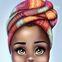 Exotic Girl. Un proyecto de Ilustración tradicional de Ale Michel - 18.03.2014