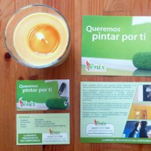 Diseño tarjeta y flayer. Un proyecto de Diseño gráfico y Publicidad de Fran Castillo - 18.03.2014