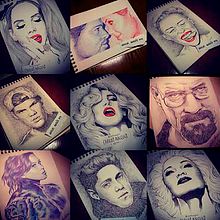 Las caras de la cultura de lo popular. Art Direction, Design, and Traditional illustration project by Carlos Anguis - 03.18.2014