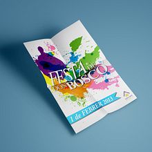 Festa Don Bosco. Un proyecto de Br, ing e Identidad, Consultoría creativa, Dirección de arte, Diseño, Diseño editorial, Diseño gráfico, Gestión del diseño, Publicidad, Serigrafía y Tipografía de Armand Paul Quiroz - 15.03.2014