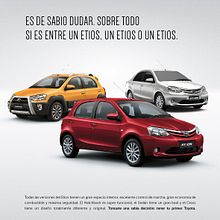 Campaña Etios "Versiones". Br, ing, Identit, Writing, and Advertising project by Gabriel Raimondo - 03.19.2014