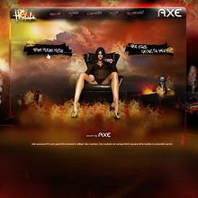 Hotesite Axe "Cielo & Infierno". Br, ing, Identit, Writing, and Advertising project by Gabriel Raimondo - 03.19.2007