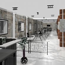 Infografía | Oficina. 3D & Interior Design project by Juanjo Sánchez - 03.18.2014