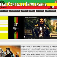 Reegaecontralaintoleracia.org. Projekt z dziedziny Tworzenie stron internetow, ch i Projektowanie graficzne użytkownika Javier Moreno Santa Engracia - 30.09.2013