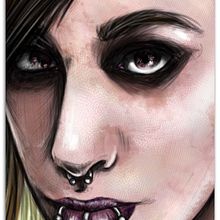Shuichi DP. Traditional illustration project by Madame Bizarre - 03.24.2014