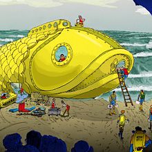 La expedición. Een project van Traditionele illustratie van Marina COCHET - 24.03.2014