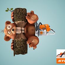 Stihl motosierras y sopladores. Advertising project by pandorco - 03.24.2014