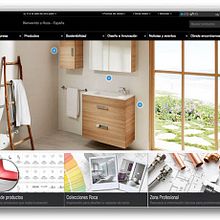 Roca Bathrooms, web internacional. Un proyecto de Desarrollo Web, Dirección de arte y Diseño de Horaci Polanco Noe - 31.01.2014