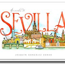 Cuaderno de Viajes de Sevilla. Traditional illustration project by JOAQUIN GONZALEZ DORAO - 03.11.2014