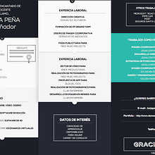 Actualización de CV. 3D, Web Design, and Motion Graphics project by Borja Peña Granados - 03.25.2014