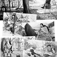 Ilustraciones El Mensaje Del Rey. Un proyecto de Ilustración tradicional de Martín Enrique Pelozo - 12.05.2013