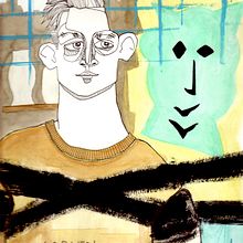 Menswear SS14 Fashion Illustrations. Un proyecto de Ilustración tradicional de Mikel Serna Bermejo - 26.03.2014