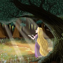 Rapunzel. Een project van Animatie, Film, video en televisie, Ontwerp van personages, Redactioneel ontwerp y Traditionele illustratie van David Pavón Benítez - 27.03.2014