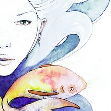 Ningún mar en calma hizo experto a un marinero.. Traditional illustration project by Clarafosca · - 01.14.2014