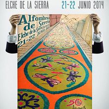 Cartel Alfombras de Serrín 2014. Design, Graphic Design, and Advertising project by Alba Fernández Arce - 03.31.2014