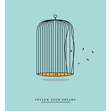 Follow your dreams. Graphic Design, and Traditional illustration project by Sr Bermudez - 03.31.2014