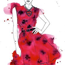 SS2014 Fashion Week. Traditional illustration project by Raul Viera - 03.31.2014