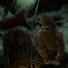 Gotrek and Felix Ein Projekt aus dem Bereich Traditionelle Illustration von Carlos Jobani Alguacil - 31.03.2012
