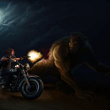Shadow Hunters (Road Warrior) Ein Projekt aus dem Bereich Traditionelle Illustration von Carlos Jobani Alguacil - 31.03.2014