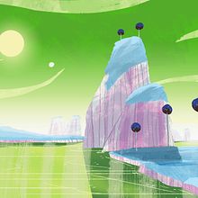 Namek. Een project van Animatie, Film, video en televisie, Ontwerp van personages, Redactioneel ontwerp y Traditionele illustratie van David Pavón Benítez - 31.03.2014