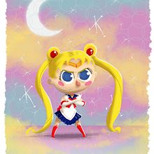 Sailor Moon. Een project van Animatie, Film, video en televisie, Ontwerp van personages, Redactioneel ontwerp y Traditionele illustratie van David Pavón Benítez - 01.04.2014