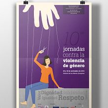 10ª Jornadas contra la violencia de género. Un proyecto de Ilustración tradicional de Zahira Rodríguez Mediavilla - 17.11.2011