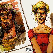 Personajes (misceláneo). Een project van Traditionele illustratie van Marina COCHET - 01.04.2014