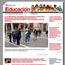 Boletín de Noticias Departamento de Educación. Web Development, Design, Graphic Design, and Web Design project by Rafael Cachos Calvo - 09.02.2010