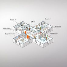 Saatchi isometric App. Un progetto di Animazione, Cinema, video e TV, Design, Graphic design, Illustrazione tradizionale, Motion graphics e Multimedia di Andrea Stinga - 02.04.2014