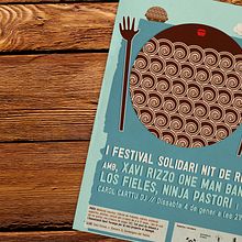 Cartel "Festival Solidari Nit de Reis". Een project van Traditionele illustratie y Grafisch ontwerp van Novoselic Studio - 02.04.2014