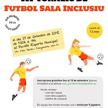 Cartel Torneo Inclusión. Een project van Grafisch ontwerp van Carme Carrillo Cubero - 10.08.2012